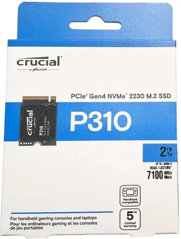 Photo de Disque SSD Crucial P310 2To  - M.2 NVMe Type 2230
