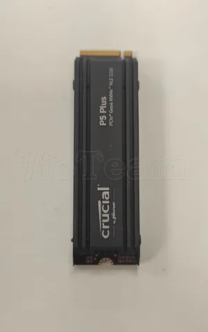 Photo de Disque SSD Crucial P5 Plus 2To  avec dissipateur - NVMe M.2 Type 2280 - SN 234745327FBE - ID 204621