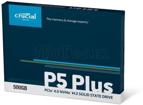 Photo de Disque SSD Crucial P5 Plus 500Go - NVMe M.2 Type 2280