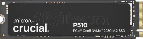 Photo de Disque SSD Crucial P510 1To - M.2 NVMe Type 2280 Version OEM