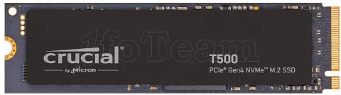 Photo de Disque SSD Crucial T500 4To - NVMe M.2 Type 2280