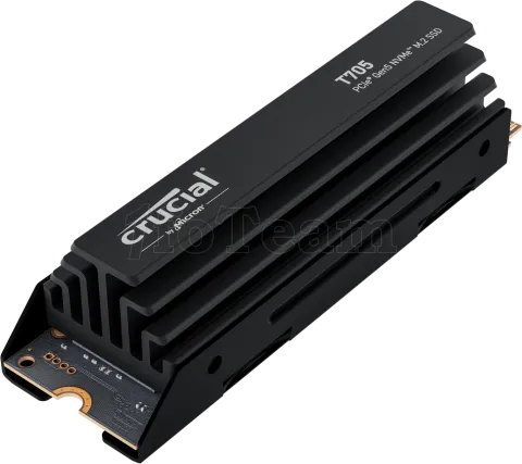 Photo de Disque SSD Crucial T705 1To avec dissipateur - NVMe M.2 Type 2280