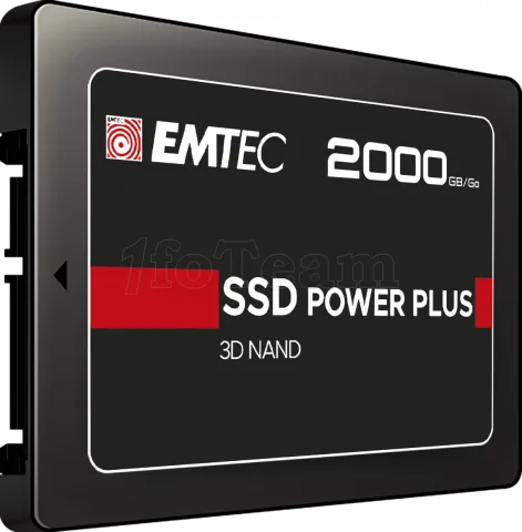 Photo de Disque SSD Emtec X150 Power Plus 2To  - S-ATA 2,5"