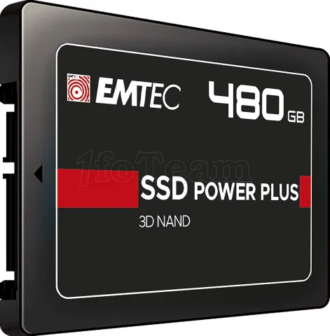 Photo de Disque SSD Emtec X150 Power Plus 480Go - S-ATA 2,5"