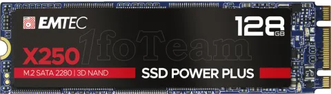 Photo de Disque SSD Emtec X250 128Go - SATA M.2 Type 2280