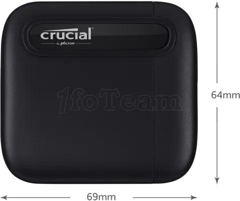 Photo de Disque SSD externe Crucial X6 - 1To  (Noir)