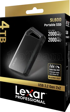 Photo de Disque SSD externe Lexar SL600 - 4To (Noir)