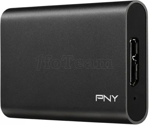Photo de Disque SSD externe PNY Elite - 1To (Noir)