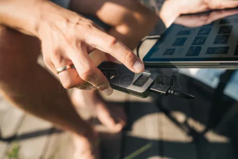 Photo de Disque SSD externe sécurisé Verbatim Executive - 512Go (Gris)