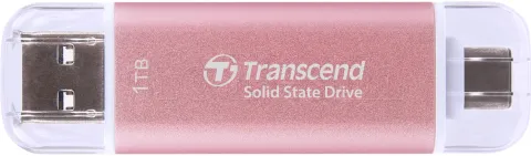 Photo de Disque SSD externe Transcend ESD310 - 1To (Rose)