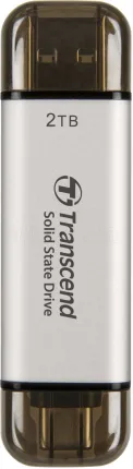 Photo de Disque SSD externe Transcend ESD310 - 2To (Argent)