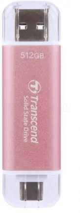 Photo de Disque SSD externe Transcend ESD310 - 512Go (Rose)