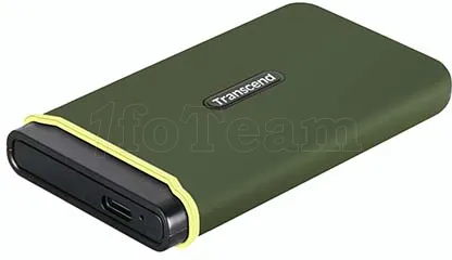 Photo de Disque SSD externe Transcend ESD380C- 1To (Vert)