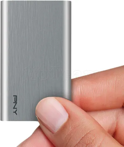Photo de Disque SSD externe USB 3.1 PNY Elite - 1To  (Argent)