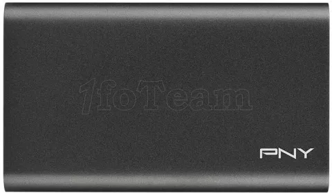 Photo de Disque SSD externe USB 3.1 PNY Elite - 480Go (Noir)