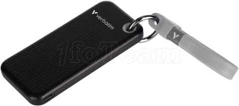 Photo de Disque SSD externe Verbatim Pocket - 128Go (Noir/Gris)