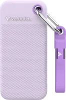 Photo de Disque SSD externe Verbatim Pocket Couleur - 1To (Blanc/Violet)
