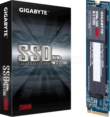 Photo de Disque SSD Gigabyte 256Go - M.2 NVMe Type 2280