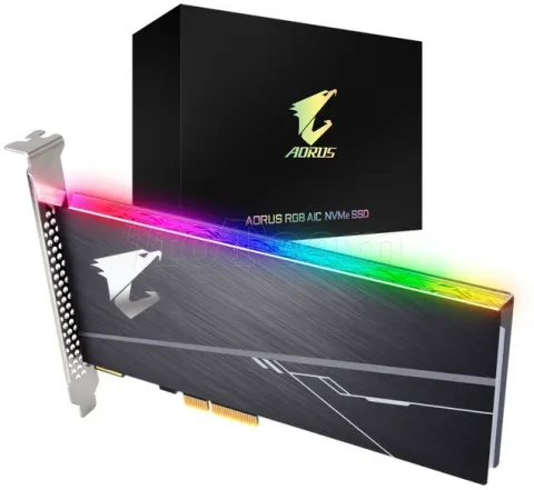 Photo de Disque SSD Gigabyte Aorus AIC RGB 1To  - PCIe 4x  NVMe