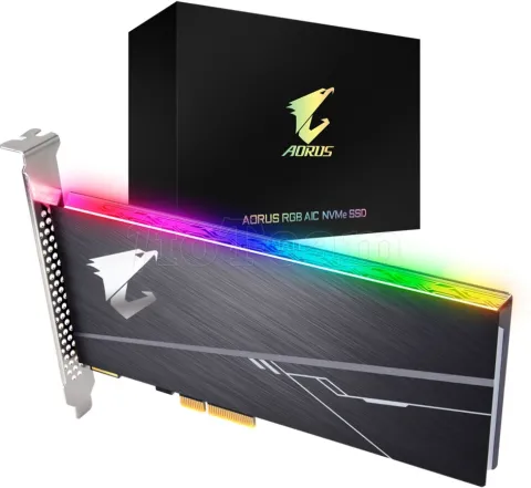 Photo de Disque SSD Gigabyte Aorus AIC RGB 512Go - PCIe 4x  NVMe
