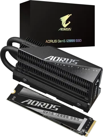 Photo de Disque SSD Gigabyte Aorus Gen5 12000 1To  - NVMe M.2 Type 2280