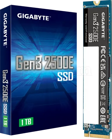 Photo de Disque SSD Gigabyte Gen3 2500E 1To  - NVMe M.2 Type 2280