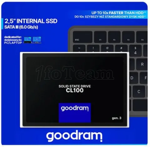 Photo de Disque SSD Goodram CL100 120Go - S-ATA 2,5"