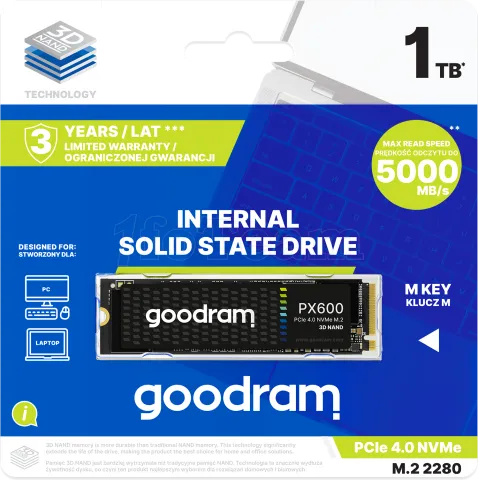 Photo de Disque SSD GoodRam PX600 1To - NVMe PCIe