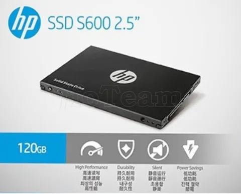 Photo de Disque SSD HP S600 120Go - S-ATA 2,5"