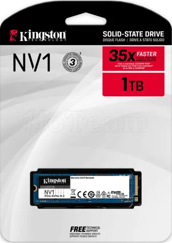 Photo de Disque SSD Kingston NV1 1To  - NVMe M.2 Type 2280