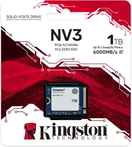 Photo de Disque SSD Kingston NV3 1To - NVMe M.2 Type 2230