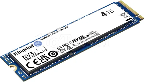 Photo de Disque SSD Kingston NV3 4To - NVMe M.2 Type 2280