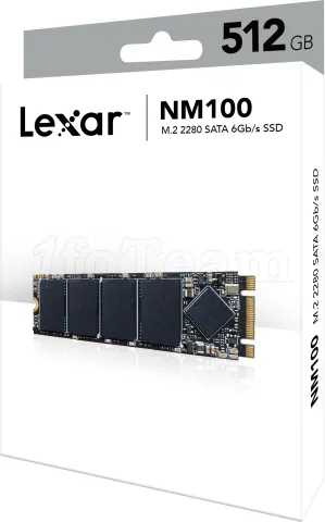 Photo de Disque SSD Lexar NM100 512Go - SATA M.2 Type 2280