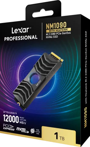 Photo de Disque SSD Lexar NM1090 1To  - NVMe M.2 Type 2280