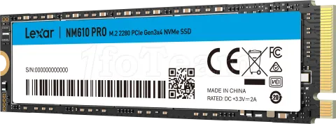 Photo de Disque SSD Lexar NM610 Pro 1To  - NVMe M.2 Type 2280