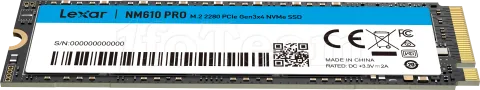 Photo de Disque SSD Lexar NM610 Pro 1To  - NVMe M.2 Type 2280