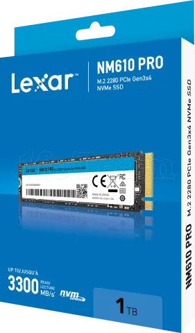 Photo de Disque SSD Lexar NM610 Pro 1To  - NVMe M.2 Type 2280