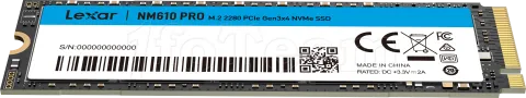 Photo de Disque SSD Lexar NM610 Pro 2To  - NVMe M.2 Type 2280