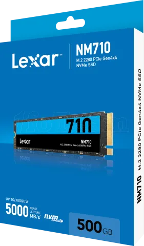 Photo de Disque SSD Lexar NM710 500Go - NVMe M.2 Type 2280