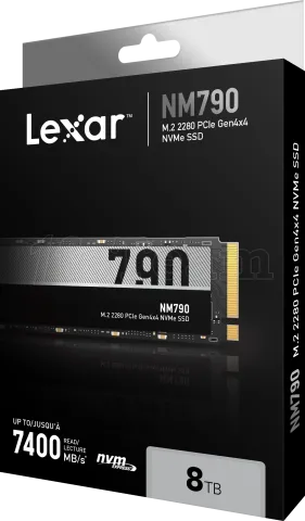 Photo de Disque SSD Lexar NM790 8To - NVMe M.2 Type 2280