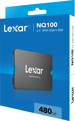 Photo de Disque SSD Lexar NQ100 480Go - S-ATA 2,5"
