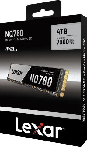 Photo de Disque SSD Lexar NQ780 4To  - NVMe M.2 Type 2280