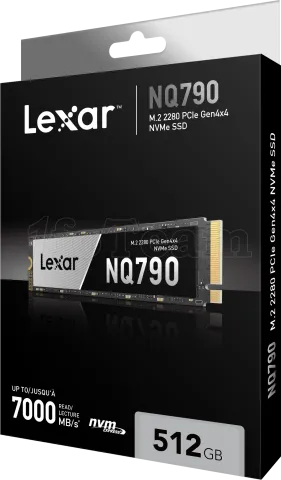 Photo de Disque SSD Lexar NQ790 512Go - NVMe M.2 Type 2280