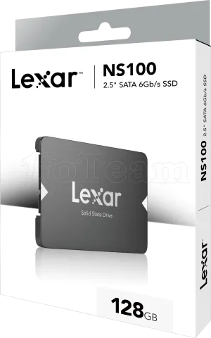 Photo de Disque SSD Lexar NS100 128Go - S-ATA 2,5"