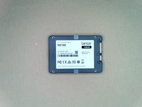 Photo de Disque SSD Lexar NS100 128Go - S-ATA 2,5" - SN QB6283R0027080S30N - ID 223825