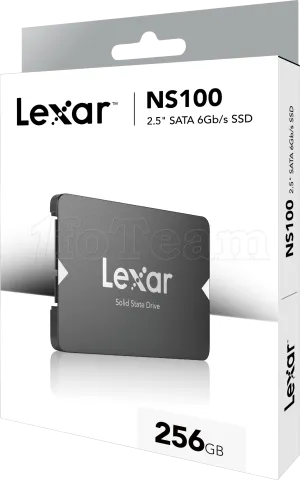 Photo de Disque SSD Lexar NS100 256Go - S-ATA 2,5"