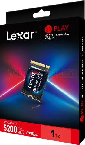 Photo de Disque SSD Lexar Play 1To  - NVMe M.2 Type 2230