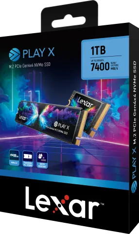Photo de Disque SSD Lexar Play X 1To - NVMe M.2 Type 2230 avec adaptateur M.2-2280