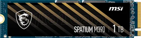 Photo de Disque SSD MSI Spatium M390 1To - NVMe M.2 Type 2280 (Bulk)