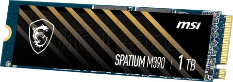 Photo de Disque SSD MSI Spatium M390 1To - NVMe M.2 Type 2280 (Bulk)